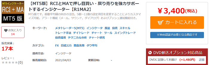 【MT5版】RCIとMAで押し目買い・戻り売りを強力サポートするインジケーター【R1MA2】