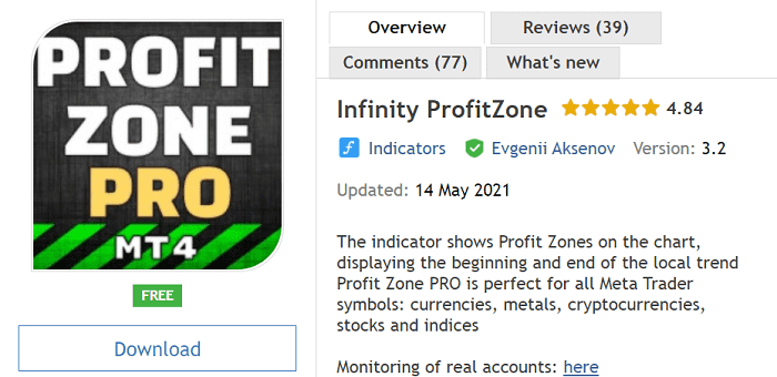 Infinity ProfitZone - 海外発・人気MT4インジケーター - MQL5