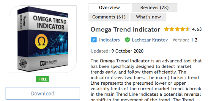 Omega Trend Indicator - 海外発・人気MT4インジケーター - MQL5
